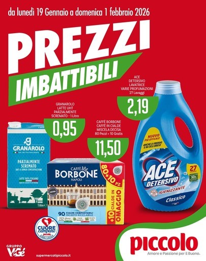 Supermercati Piccolo - Prezzi imbattibili