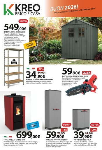 Volantino Kreo Brico e Casa