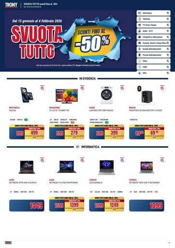 Trony - Svuota tutto