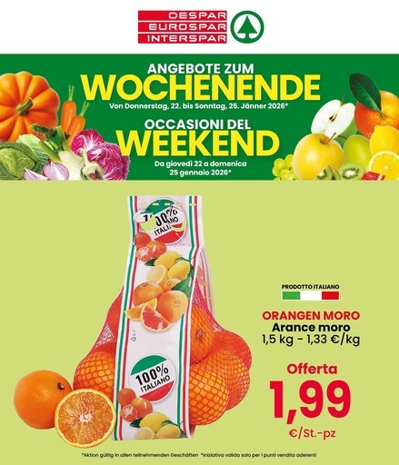 Interspar - Occasioni del weekend