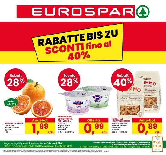 Volantino Eurospar