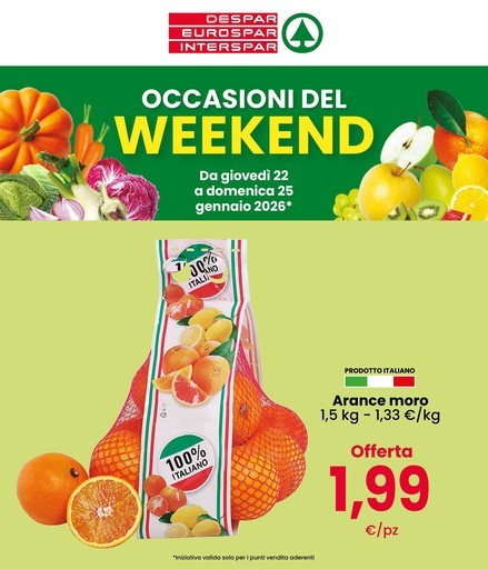 Eurospar - Occasioni del weekend