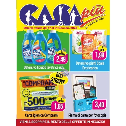 Casa Più - Offerte valide dal 17 al 31 gennaio