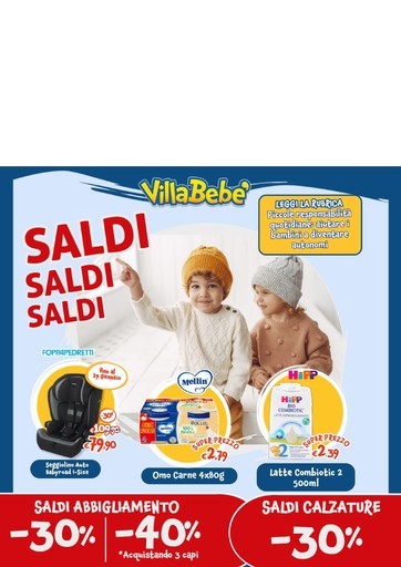 Volantino Villa Bebè