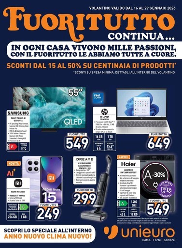 Volantino Unieuro
