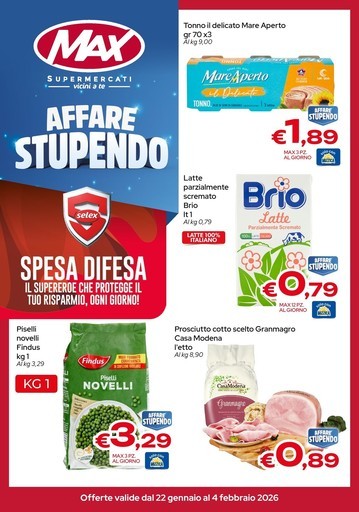 Volantino Max Supermercati