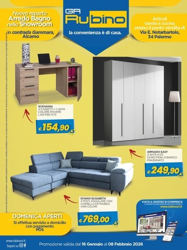 Gr Rubino - Promozione valide dal 16 gennaio al 08 febbraio