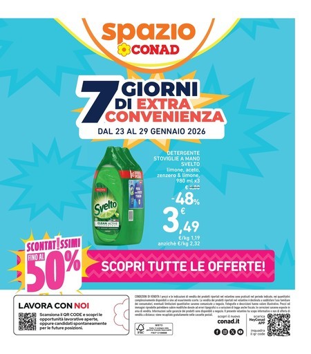 Spazio Conad - Scontatissimi fino al 50%