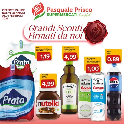 Volantino Supermercati Prisco