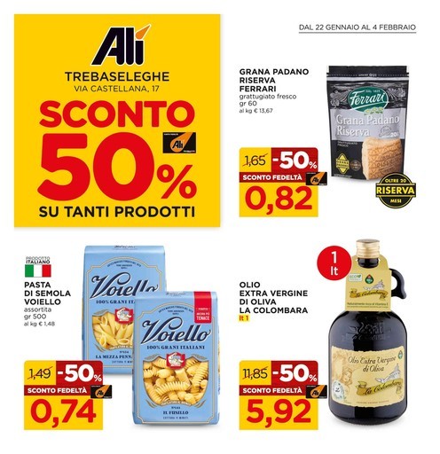 Alì Supermercati - Sconto 50%