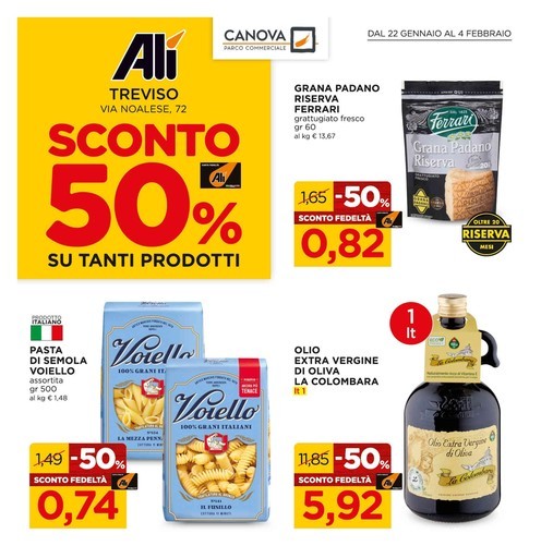 Alì Supermercati - Sconto 50%