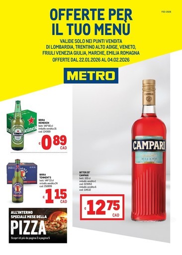 Metro - Offerte per il tuo Menù - AREA 1