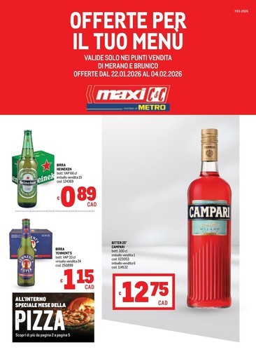 Metro - Offerte per il tuo menù - MAXI