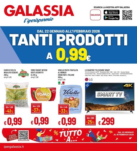 Galassia - Tanti prodotti a 0.99€