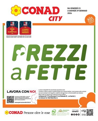 Conad City - Prezzi a fette