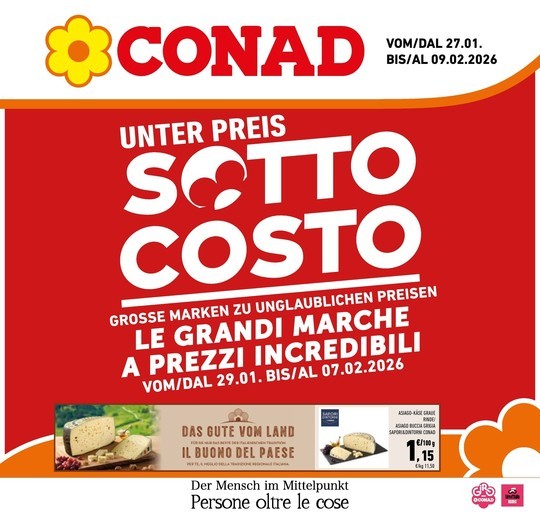 Conad - Unter preis Sottocosto