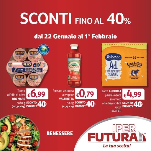 Iper Futura - Sconti fino al 40%