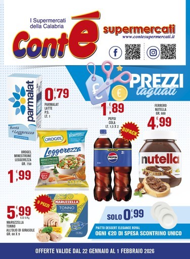 Contè Supermercati - Prezzi tagliati