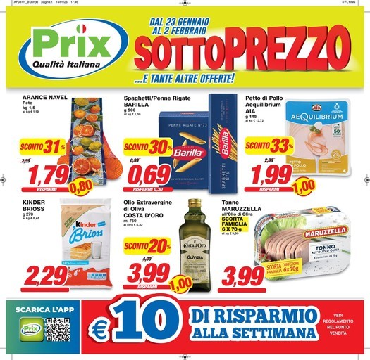 Prix - Sotto prezzo