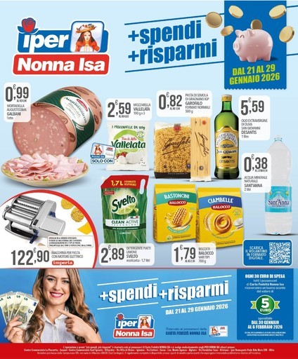 Iper Nonna Isa - Dal 21 al 29 gennaio 2026