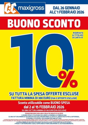 C+C Cash and Carry - Buono sconto