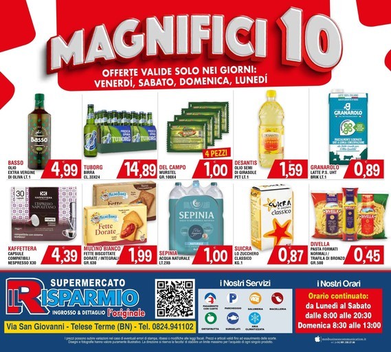 Supermercato Il Risparmio - Magnifici 10