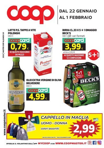 Coop - dal 22 Gennaio al 1 febbraio