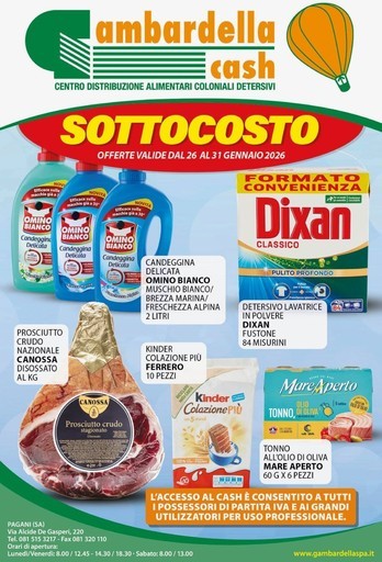 Volantino Gambardella Cash