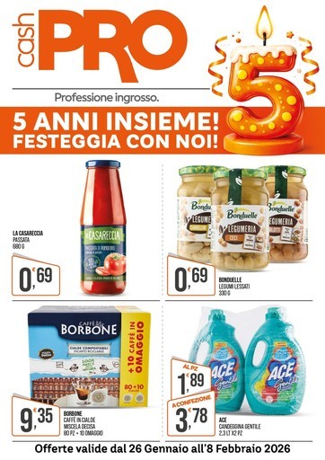 Cash pro - 5 anni insieme!Festeggia con noi!