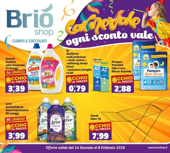BriòShop - Carnevale ogni sconto vale