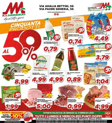 Ma Supermercati - Cinquanta prodotti 50%