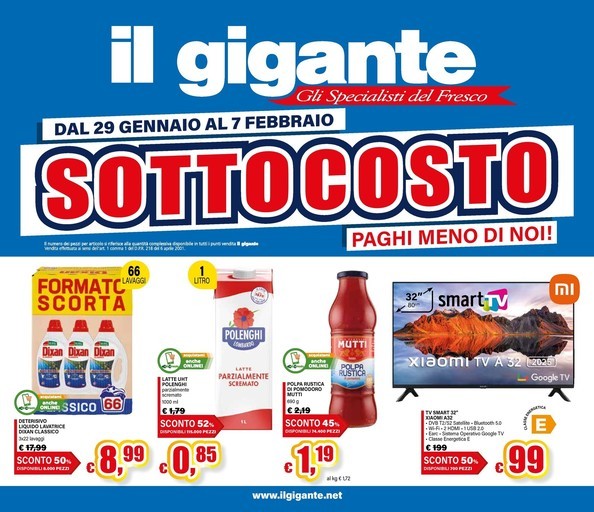 Volantino Il gigante