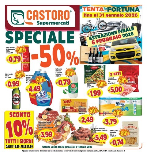 Il Castoro Supermercati - Speciale -50%