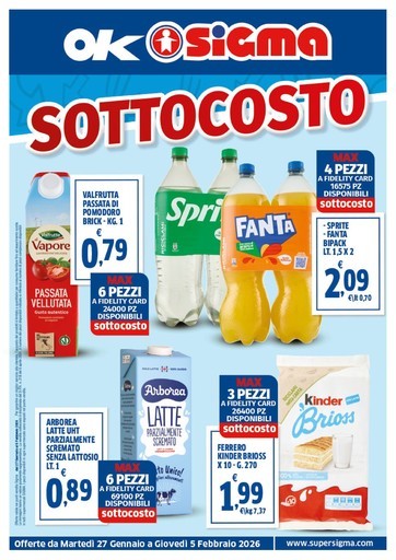 Ok Sigma - Sottocosto