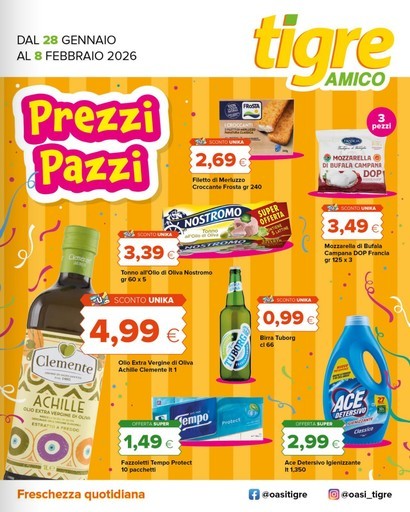 Volantino Tigre Amico