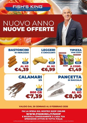 Fish's King - NUOVO ANNO NUOVE OFFERTE