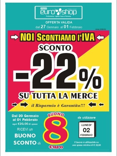 EUROSHOP Monopoli - Sconto -22%