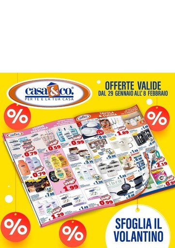 Volantino Casa & co