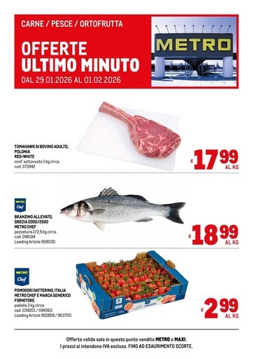 Metro - Offerte Freschissimi