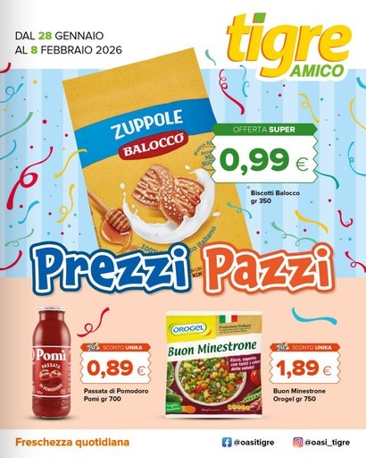 Volantino Tigre Amico