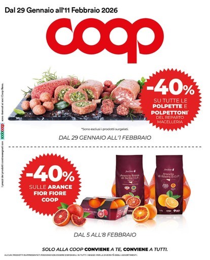 Volantino Coop