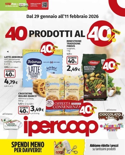 Ipercoop - 40 Prodotti al 40%