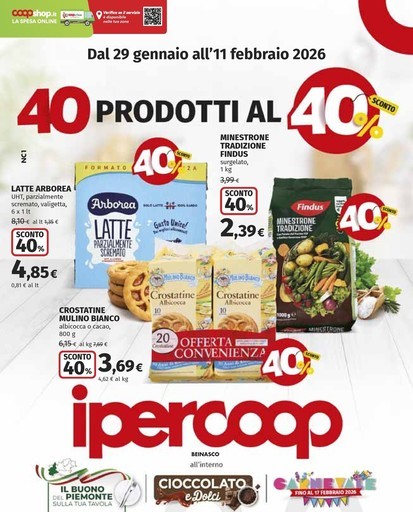 Ipercoop - 40 Prodotti al 40%