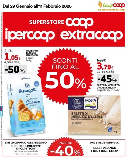 Ipercoop - Sconti fino al 50%