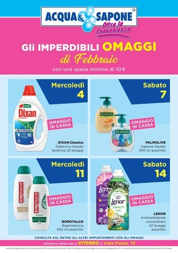 Volantino Acqua e Sapone
