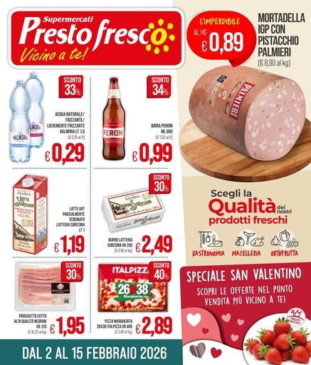 Volantino Presto Fresco