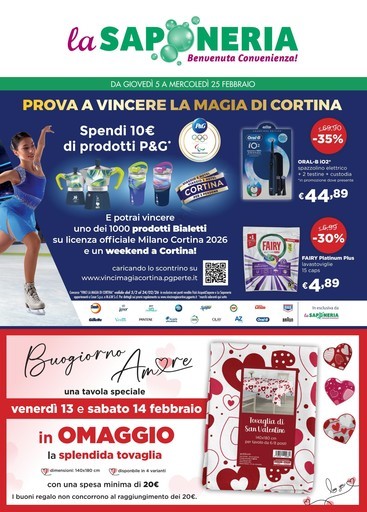 Volantino La Saponeria