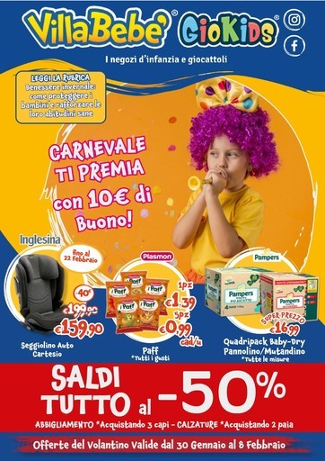 Volantino Villa Bebè