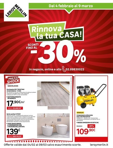 Volantino Leroy Merlin