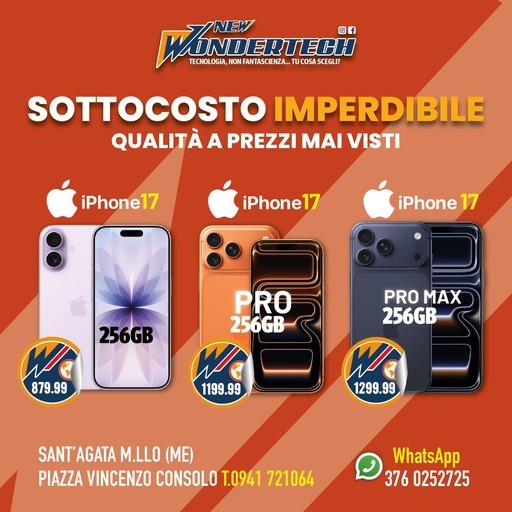 Volantino New Wondertech